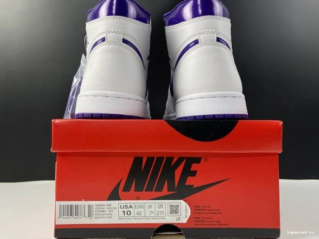 AIR PURPLE COURT 1 CD0461-151 JORDAN RETRO HIGH 0705